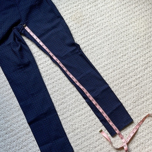 Le Château Blue & Black Legging Pants Size 0 Like New - Picture 9 of 10